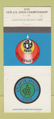Matchbook Cover - Atlanta Athletic Club 1981 PGA Golf GA WEAR 30 Strike