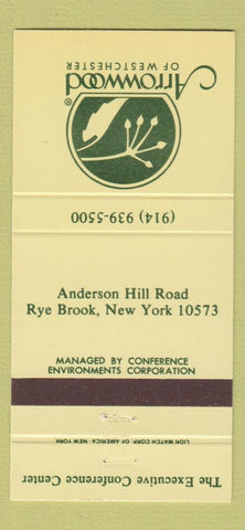 Matchbook Cover - Arrowhead of Westchester Rye Brook NY 30 Strike