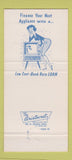 Matchbook Cover - 1st National Bank Ladoga Crawfordsville Wingate IN 30 Strike