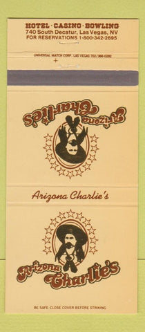 Matchbook Cover - Arizona Charlie's Casino Las Vegas NV 30 Strike