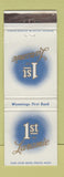 Matchbook Cover - 1st Bank of Laramie WY WORN