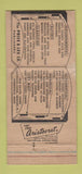 Matchbook Cover - Arrow Maps City Directory New Haven CT WORN 30 Strike