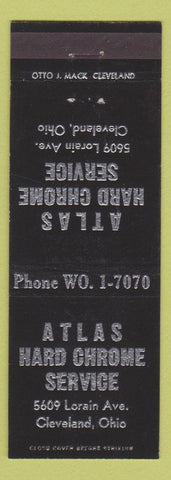Matchbook Cover - Atlas Hard Chrome Service Cleveland OH