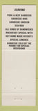 Matchbook Cover - Art's BBQ Charlotte NC GREEN