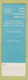 Matchbook Cover - Arrowhead State Park Kansas City KS Bank