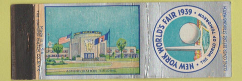 Matchbook Cover - 1939 New York World's Fair WEAR