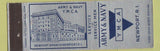 Matchbook Cover - Army Navy YMCA Newport RI Federal