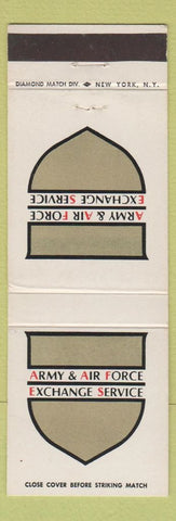Matchbook Cover - Army and Air Force Exchange Service