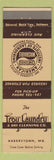 Matchbook Cover - Trou Laundry Dry Cleaning Hagerstown MD