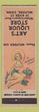 Matchbook Cover - Art's Liquor Store Milford CT Bumper Crop