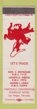 Matchbook Cover - 1969 RMS Convention Las Vegas NV Stardust Hotel