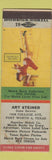 Matchbook Cover - Art Steiner Match Sales Fort Worth TX pinup WEAR