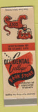 Matchbook Cover - Occidental College Book Store Los Angeles CA WEAR