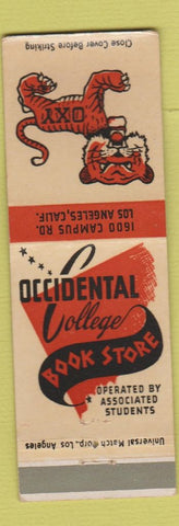 Matchbook Cover - Occidental College Book Store Los Angeles CA WEAR