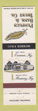 Matchbook Cover - Peoples Bank and Trust Owenton KY Monterey