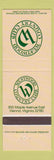 Matchbook Cover - Westwood Country Club Vienna VA