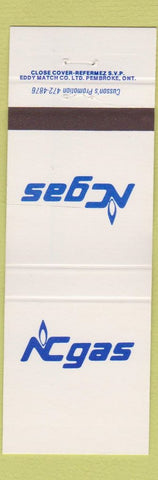 Matchbook Cover - NC Gas Canada