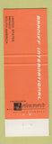 Matchbook Cover - Braniff Airlines GREEN