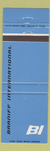 Matchbook Cover - Braniff Airlines BLUE