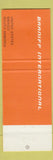 Matchbook Cover - Braniff Airlines YELLOW