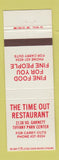 Matchbook Cover - Time Out Restaurant Tulsa OK WEAR