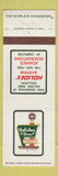 Matchbook Cover - Holiday Inn Asheville NC #2 HOLIDEX
