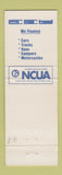 Matchbook Cover - Commonwealth Credit Union Frankfort KY