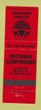Matchbook Cover - Southway Camp Ground Eddyville KY RED