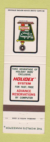 Matchbook Cover - Holiday Inn Elizabethtown KY #1 WHITE