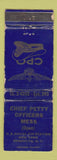 Matchbook Cover - Chief Petty Officers Mess Brooklyn NY WORN