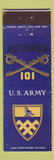 Matchbook Cover - US Army 101 Calvary Federal
