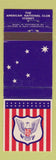 Matchbook Cover - American National Club Sydney Australia