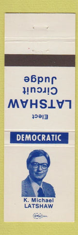 Matchbook Cover - K Michael Latshaw Circuit Judge