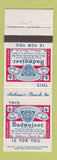 Matchbook Cover - Budweiser Beer Anheuser Busch