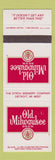 Matchbook Cover - Old Milwaukee Beer Detroit MI