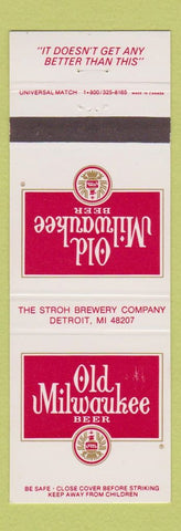 Matchbook Cover - Old Milwaukee Beer Detroit MI