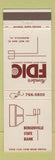 Matchbook Cover - Bensenville State Bank IL