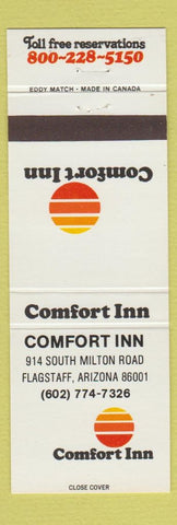 Matchbook Cover - Comfort Inn Flagstaff AZ