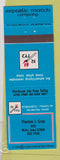 Matchbook Cover - Republic Match Thomas Gray Miles IA