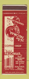 Matchbook Cover - Hotel Palomar Santa Cruz CA