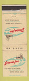 Matchbook Cover - Dream Inn Santa Cruz CA