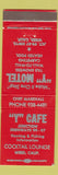 Matchbook Cover - Y Cafe Motel Weed CA