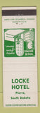 Matchbook Cover - Locke Hotel Pierre SD