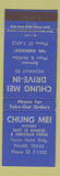 Matchbook Cover - Chung Mei Kitchen Chinese Pharr TX