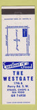 Matchbook Cover - The Westgate Restaurant Canton OH