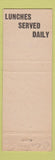 Matchbook Cover - The Westgate Restaurant Canton OH
