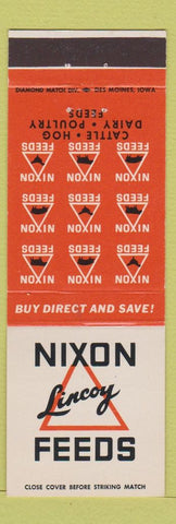 Matchbook Cover - Nixon Lincoy Feeds