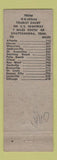 Matchbook Cover - OK eDoak Tourist Court Chattanooga TN oil gas