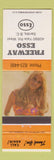Matchbook Cover - Freeway Esso oil gas Sardis BC pinup