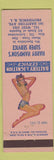 Matchbook Cover - Harry Hampson's Service oil gas Providence RI ADVANCE pinup